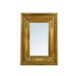 A late 19th century gilt framed wall mirror,