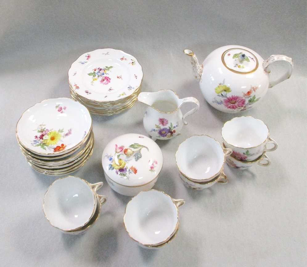 A Meissen tea service, - Image 3 of 4