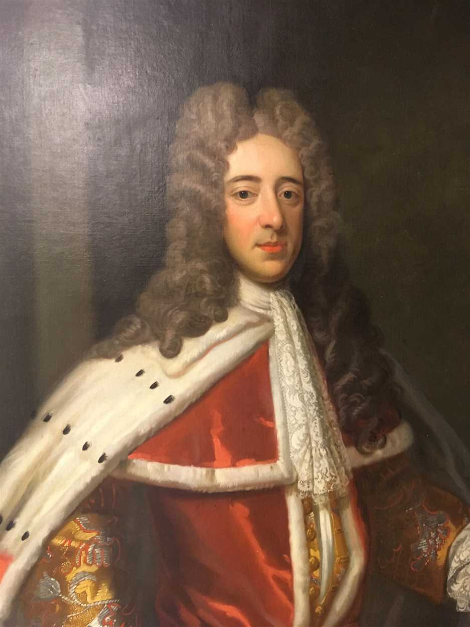 Enoch Seeman (c. 1694-1745) Portrait of Robert D'Arcy, 3rd Earl of Holdernesse (1681-1721), - Image 2 of 16