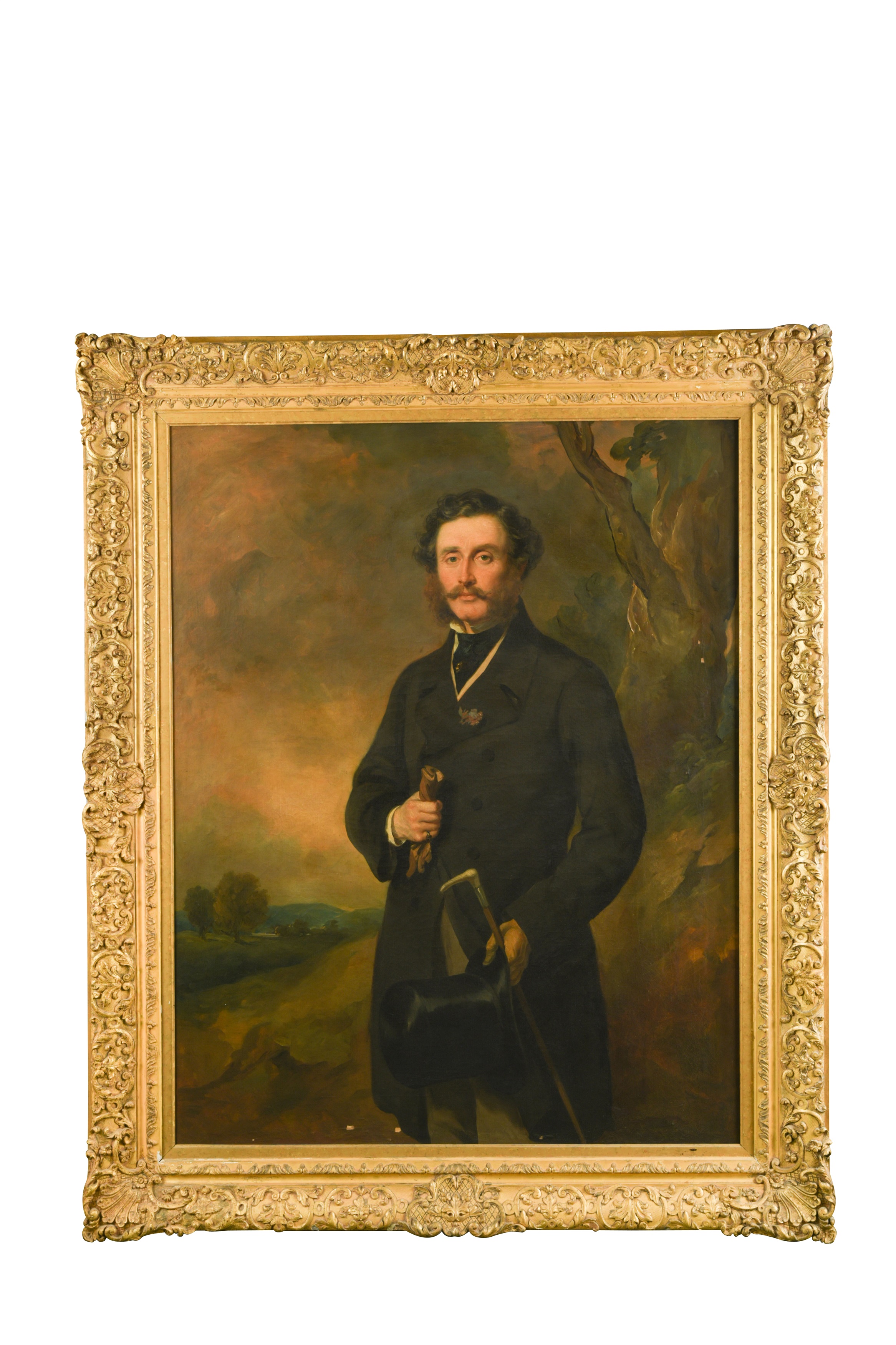 Sir Francis Grant PRA (Scottish, 1803-1878) Portrait of John Hardy Esq., later Sir John Hardy, 1st