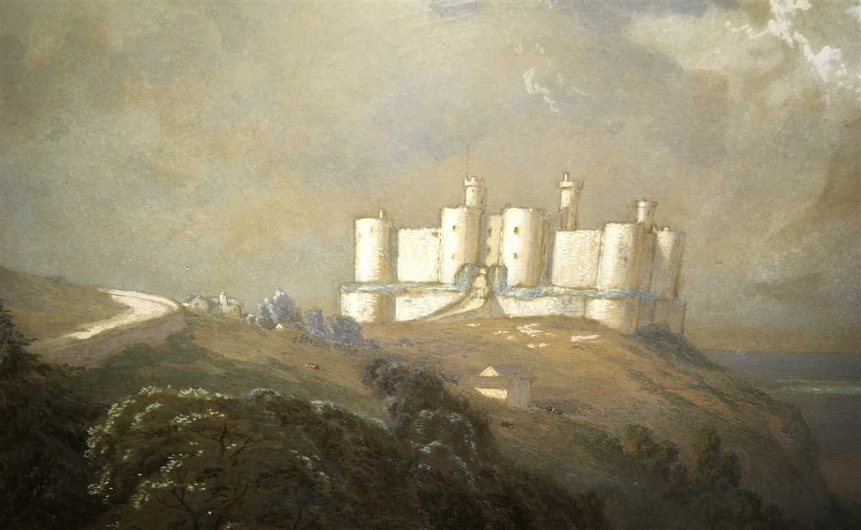 Edward Hargitt (Scottish 1835-1895) Harlech Castle, Wales - Image 7 of 7