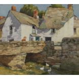 § Alexander P Thomson, RSW (Scottish 1887-1962) Couch's House, Polperro, Cornwall