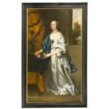Follower of Sir Anthony van Dyck Portrait of Mary, Countess of Westmorland (1608-1669), standing