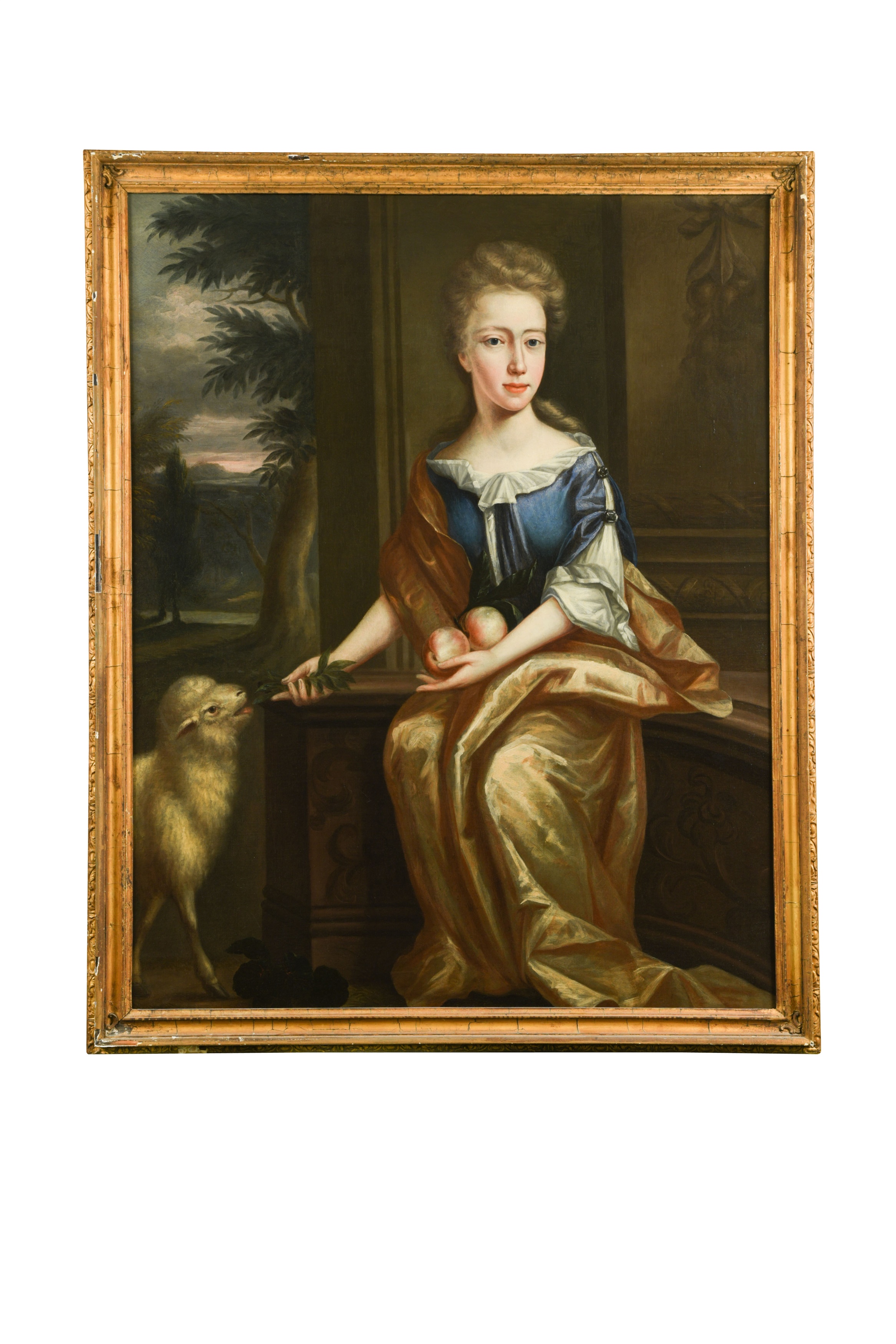 Attributed to John Baptiste de Medina (Flemish/Spanish 1659-1710) Portrait of a lady, believed to