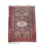 A finely-woven Ardebil rug,