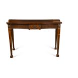 A George III mahogany serving table in the manner of Robert Adam,