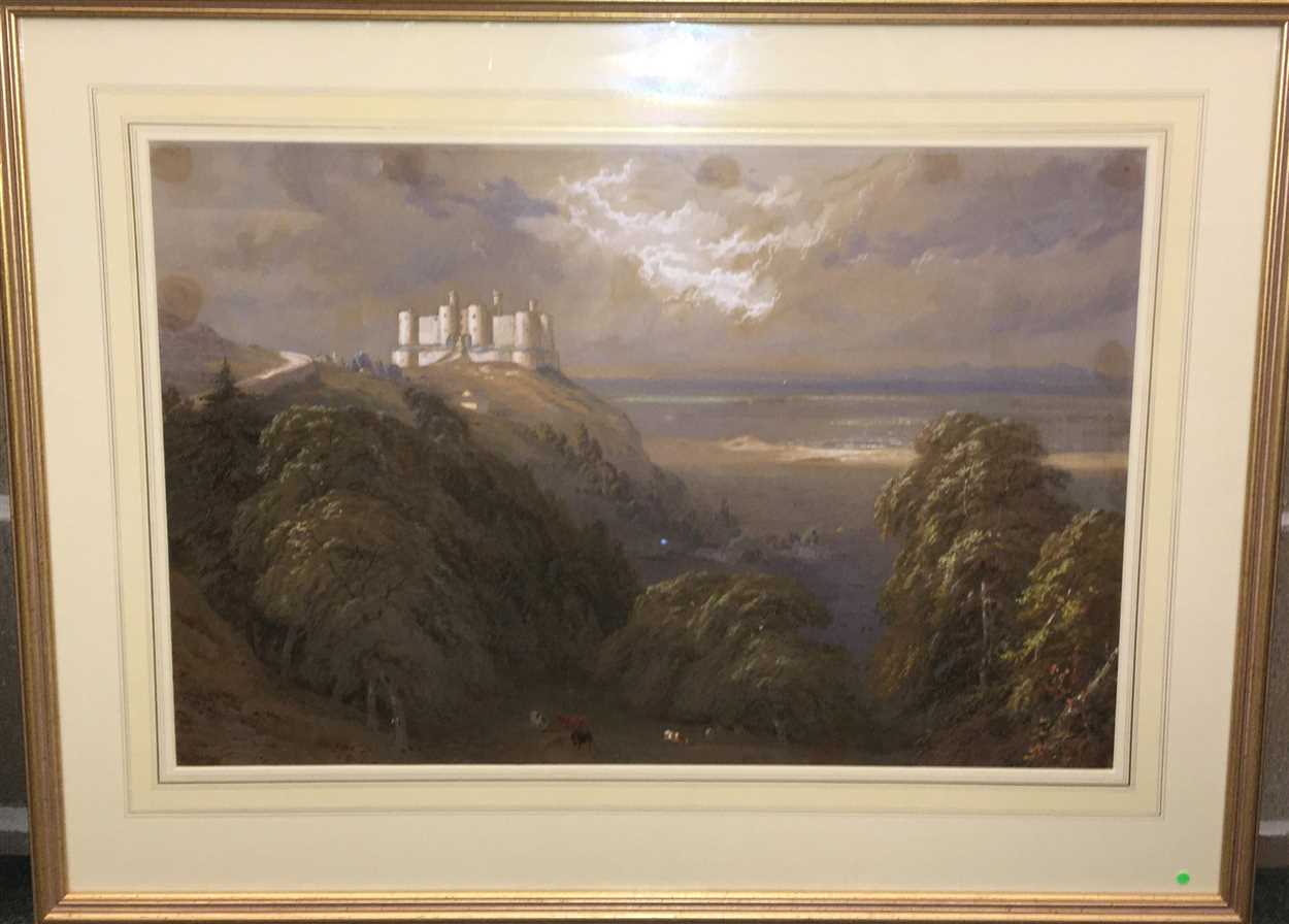 Edward Hargitt (Scottish 1835-1895) Harlech Castle, Wales - Image 6 of 7