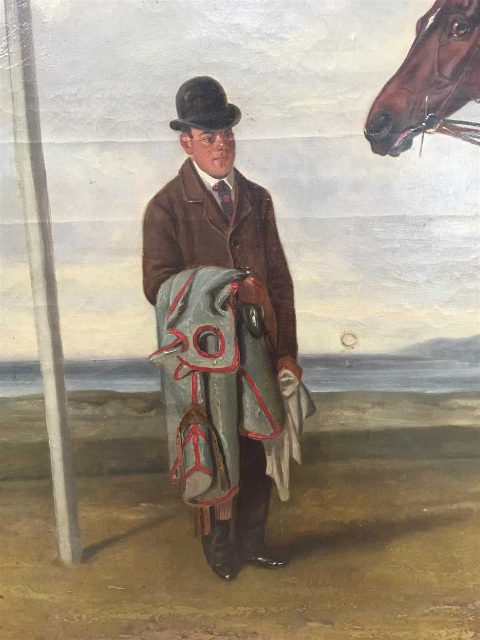 John Arnold Alfred Wheeler (British, 1821-1903) Portrait of Sir Philip Morgan Crofton, Bt. on his - Image 14 of 17
