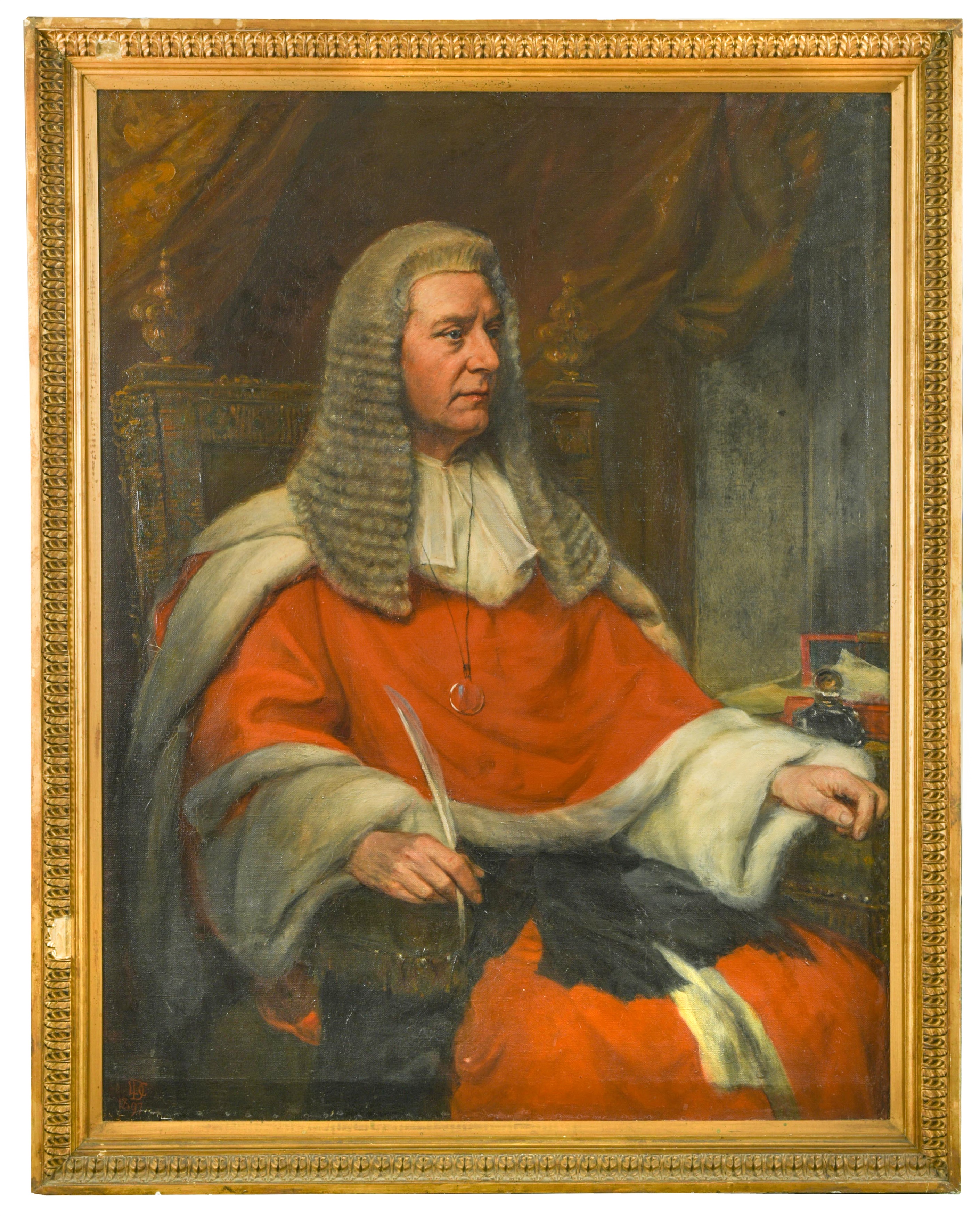 Lowes Cato Dickinson (1819-1908) The Right Honourable Lord Justice Sir Robert Romer (1840-1918), CB,