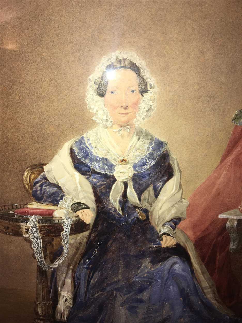 John Henry Mole (British, 1814–1886) Portrait of Mary Morrison (née Brough); Portrait of Isabella - Image 10 of 13