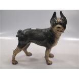 A model cast iron Boston Terrier