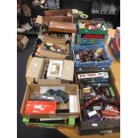 A large lot of model 00 gauge wagons and rolling stock, mostly loose and of recent manufacture,