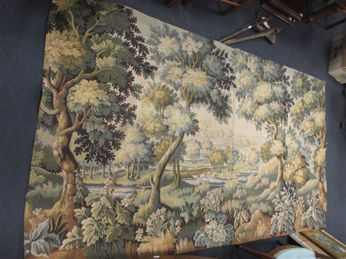 A Jules Pansu of Paris commemorative tapestry dated 1978, 120 x 300 together with another unlabelled - Bild 4 aus 5