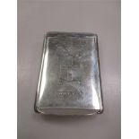 A small silver snuff box engraved with the coat of arms of the City of York, presented to Mr Justice