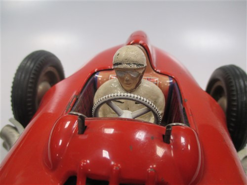 A West Germany Mercedes friction drive tinplate race car - Image 7 of 7