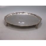 A silver salver