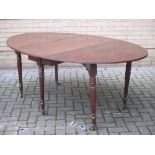 A Regency dining table