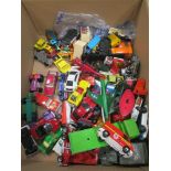 Collection of playworn diecast models,