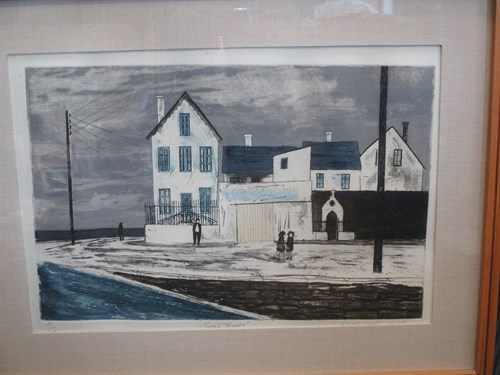 Alistair Grant (1925-1997) 'Eva's House', signed and numbered 19/20, aquatint, 35 x 51cm