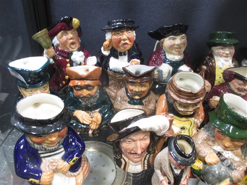 A collection of character jugs including Doulton - Image 2 of 4