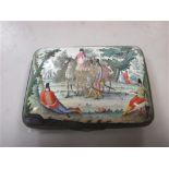 An early 19th century enamel box