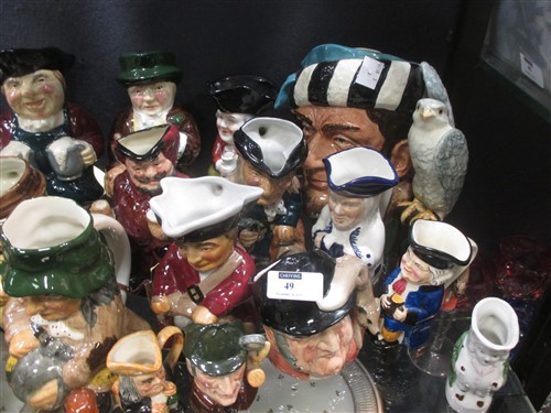 A collection of character jugs including Doulton - Image 3 of 4