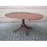 A George III mahogany breakfast table Circa 1790