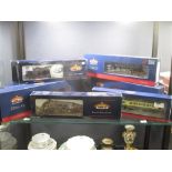 Bachmann 00 gauge, seven loco's in boxes, scale 1-76 including Robinson Class