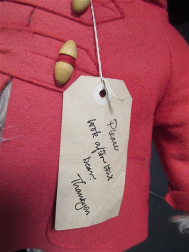 Paddington Bear - model bear with original clothing; and original Michael Bond letter and two signed - Image 5 of 6
