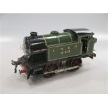 A Hornby 0 gauge LNER 0-4-0 with 20V electrical engine