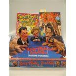Spitting Image - The Game of Scandal board game, two comic books and three squeaky dog toys