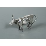 A (possibly) Italian metalwares cow creamer,