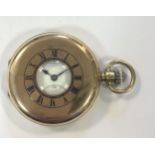 Vertex for the Goldsmiths' & Silversmiths' Company - A George VI 9ct gold half hunter pocket watch,
