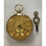 R. Hess, Liverpool - A William IV 18ct gold open faced pocket watch,