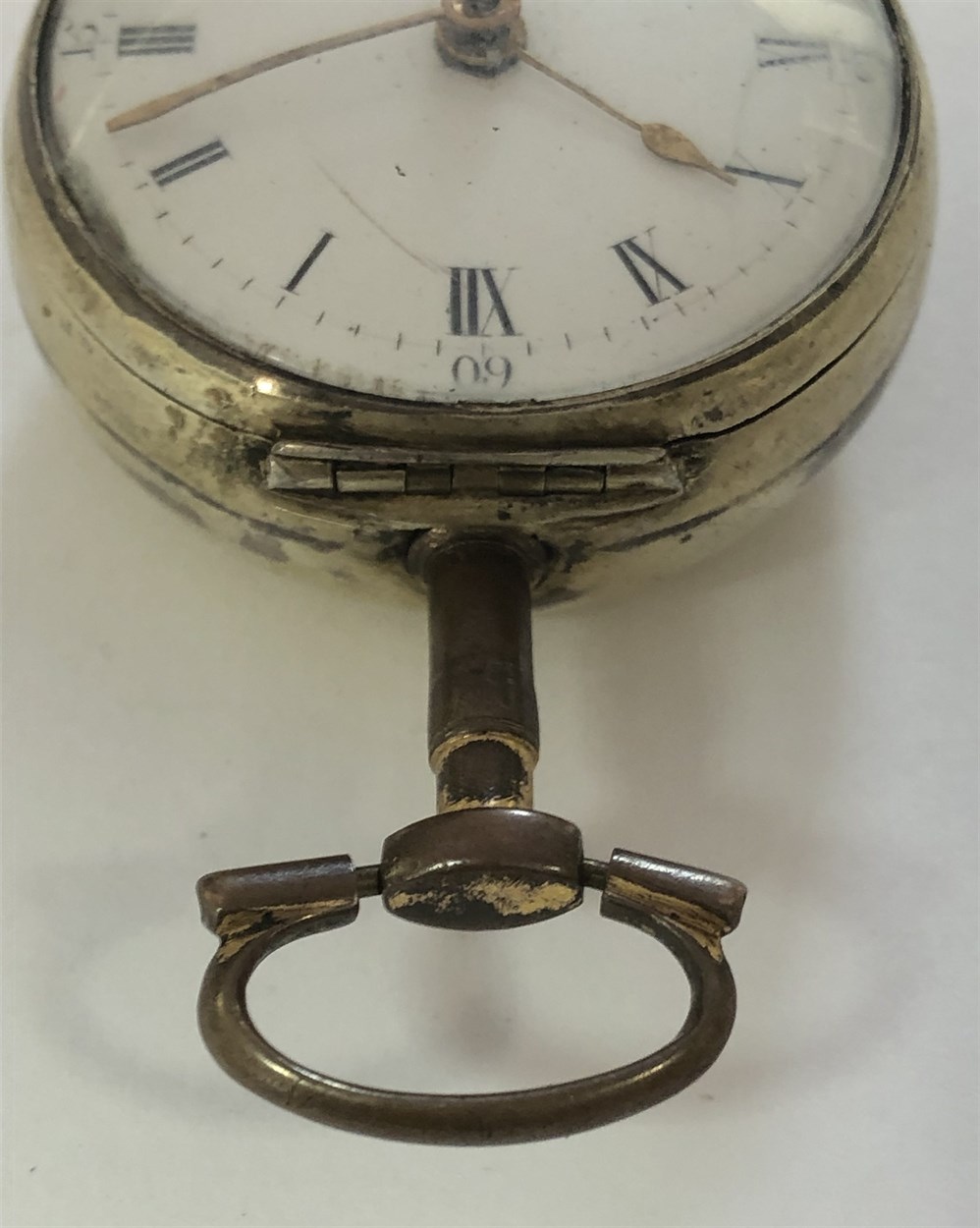 Benjamin Maud, London - A George III silver pair cased pocket watch, - Bild 12 aus 19