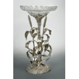 An impressive late Victorian silver plated centrepiece,