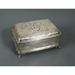 A (probably) continental metalwares casket,