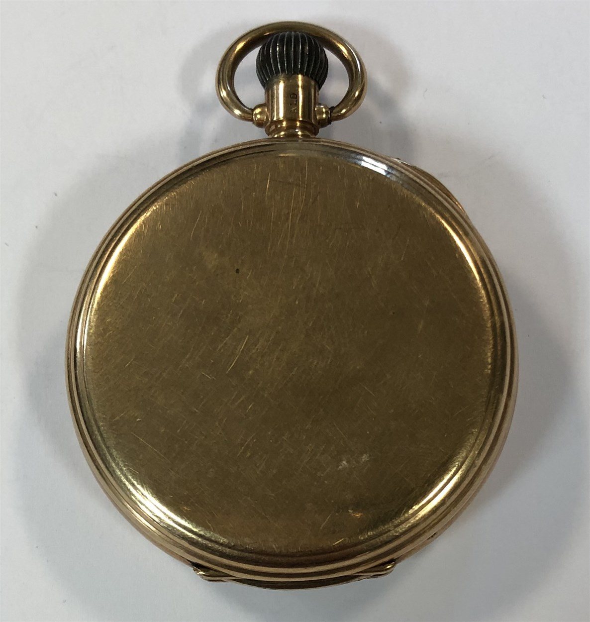 Waltham - A George V 9ct gold open faced pocket watch, - Bild 3 aus 7