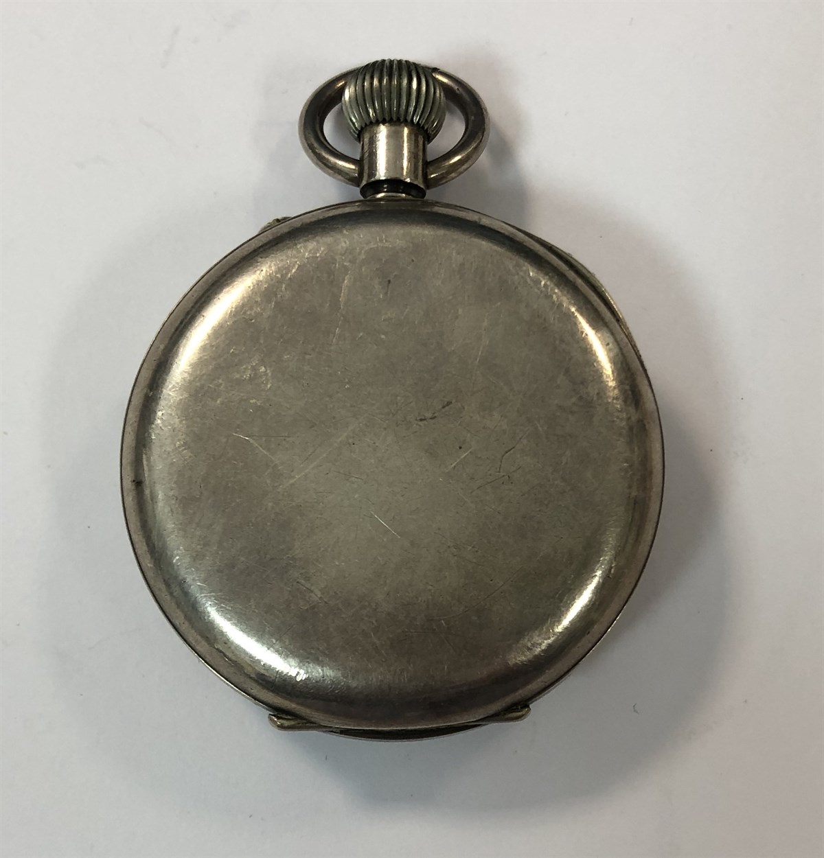 Edwards & Sons, London - An early 20th century Swiss silver 8 day open faced pocket watch, - Bild 3 aus 8