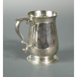 A George III silver pint tankard, a gift from John J. Astor,