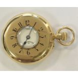 Dent, London - An Edward VII 18ct gold half hunter pocket watch,