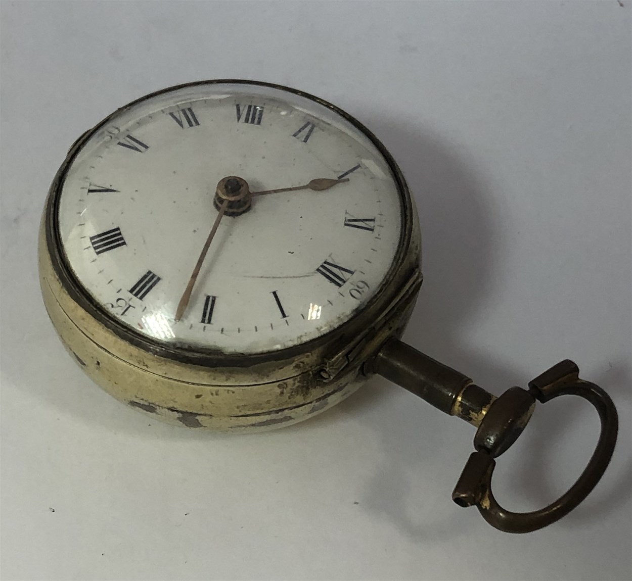 Benjamin Maud, London - A George III silver pair cased pocket watch, - Bild 13 aus 19