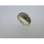 A modern diamond band ring,