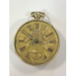Hawley & Co., London - A William IV 18ct gold open faced pocket watch,