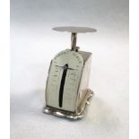 An Edward VII silver miniature postal scale,