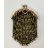 An Edwardian coin purse,