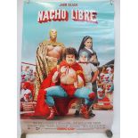 A Nacho Libre signed poster.