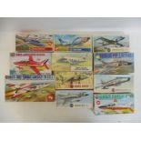 Eleven boxed Airfix model kits, not checked.