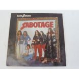 Black Sabbath - Sabotage, first pressing, printed by Robert Stace, vinyl VG+ (at least), textured