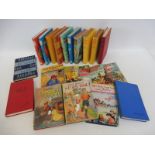 A selection of Enid Blyton children's books including Secret Seven, with dust jackets.